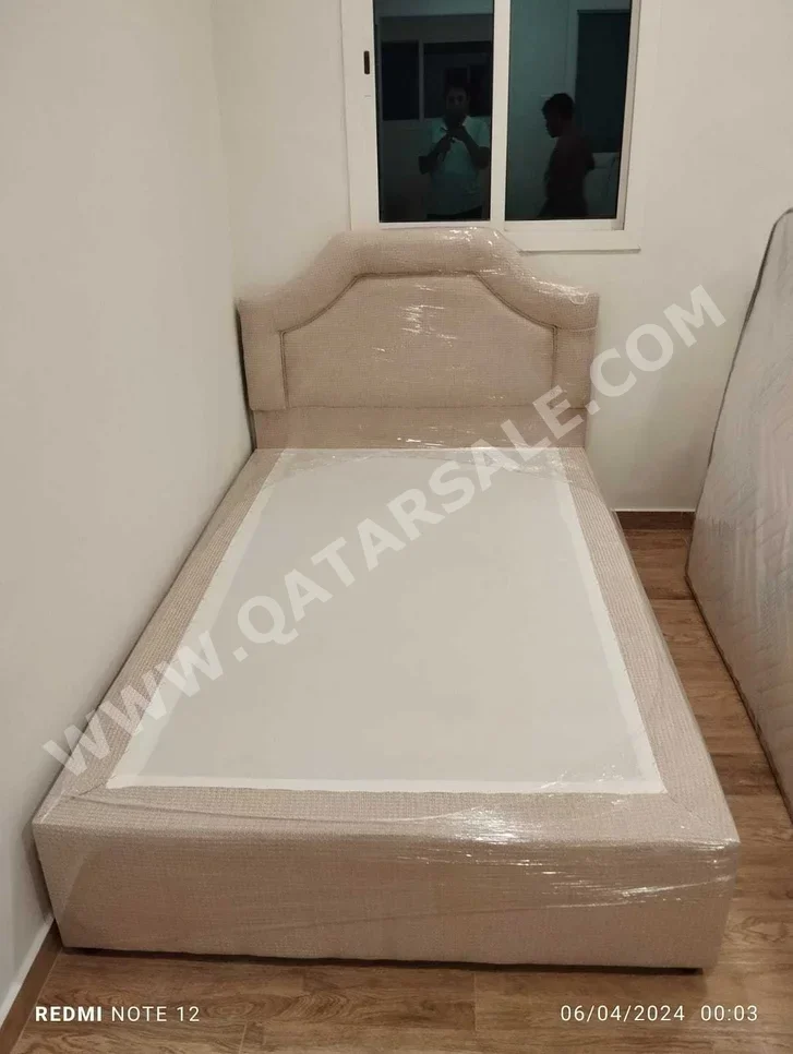 Beds - Single  - Yellow  - Mattress Included