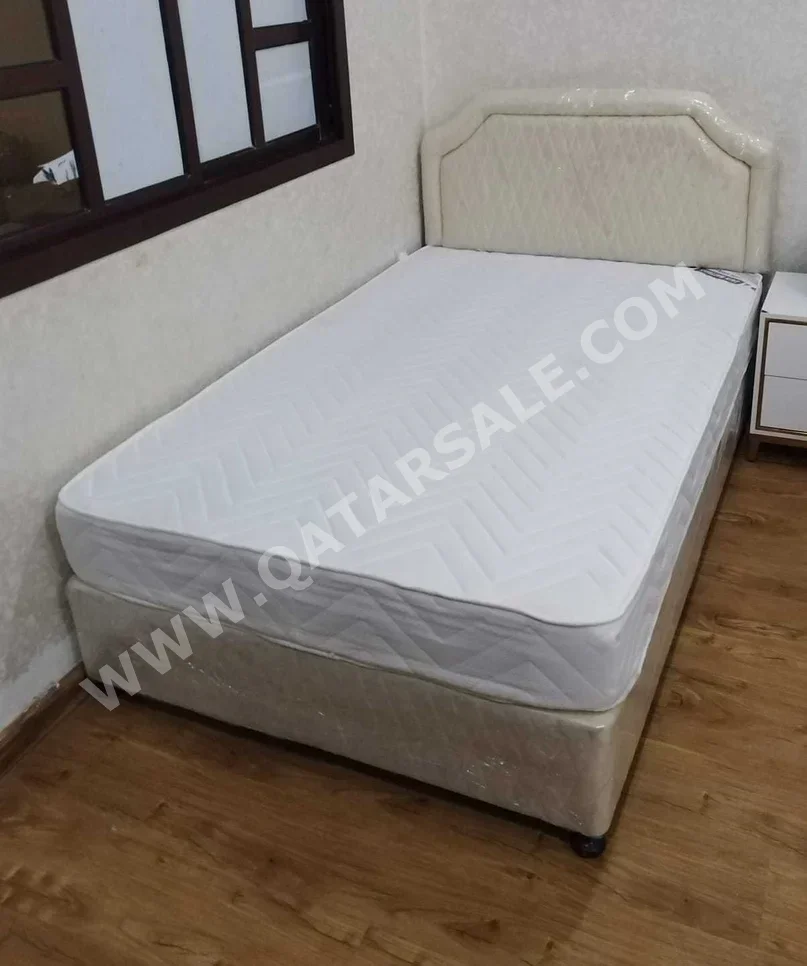 Beds - Single  - Yellow  - Mattress Included