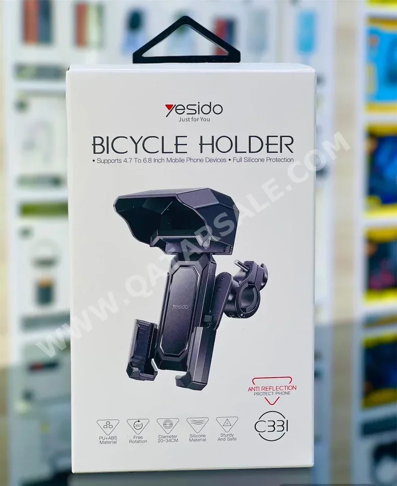 Bicycle Accessories Phone Holder  Black