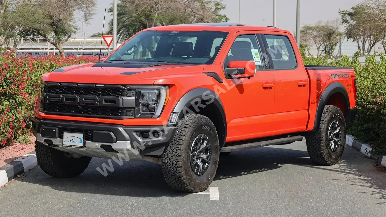 Ford  Raptor  2022  Automatic  0 Km  6 Cylinder  Four Wheel Drive (4WD)  Pick Up  Orange  With Warranty