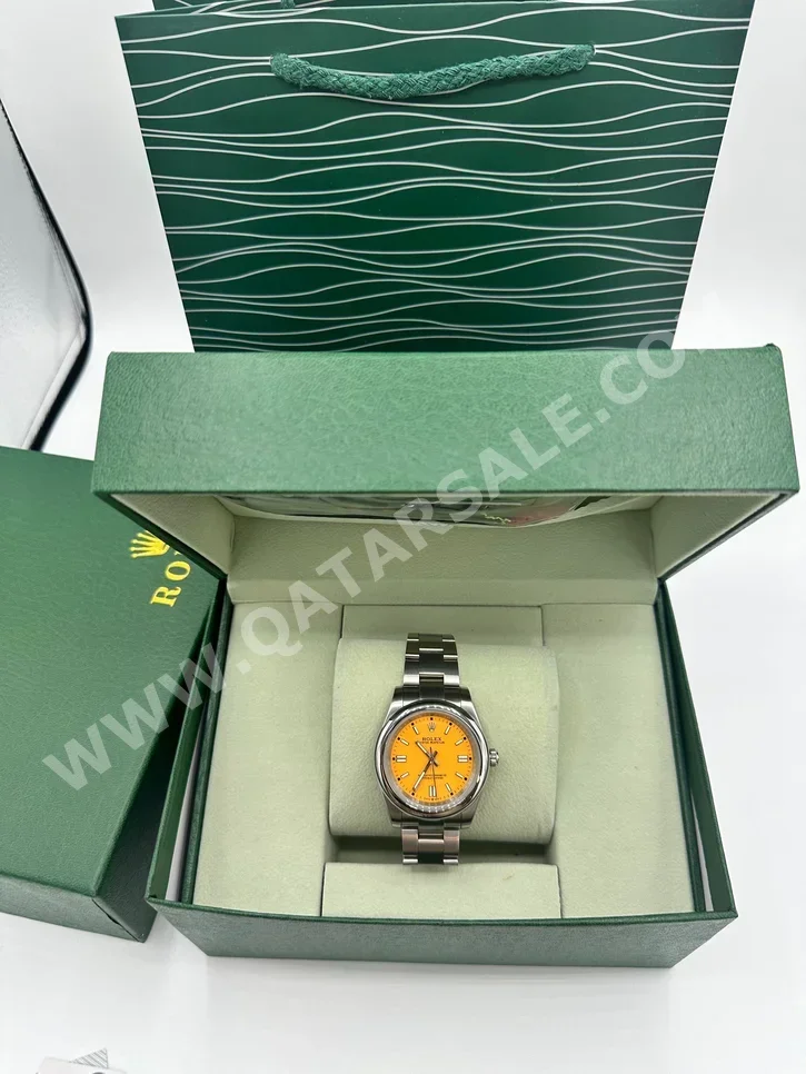 Watches - Rolex  - Analogue Watches  - Yellow  - Unisex Watches