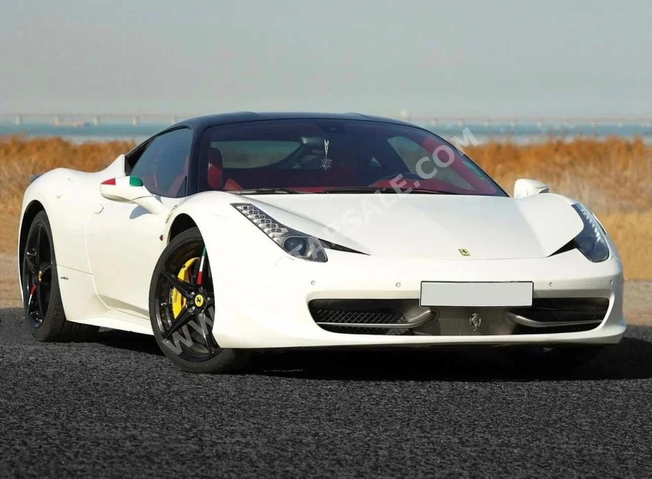 Ferrari  458  2012  Automatic  95,000 Km  8 Cylinder  Rear Wheel Drive (RWD)  Coupe / Sport  White
