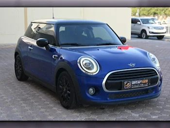 Mini  Cooper  2020  Automatic  86,000 Km  3 Cylinder  Front Wheel Drive (FWD)  Hatchback  Blue  With Warranty