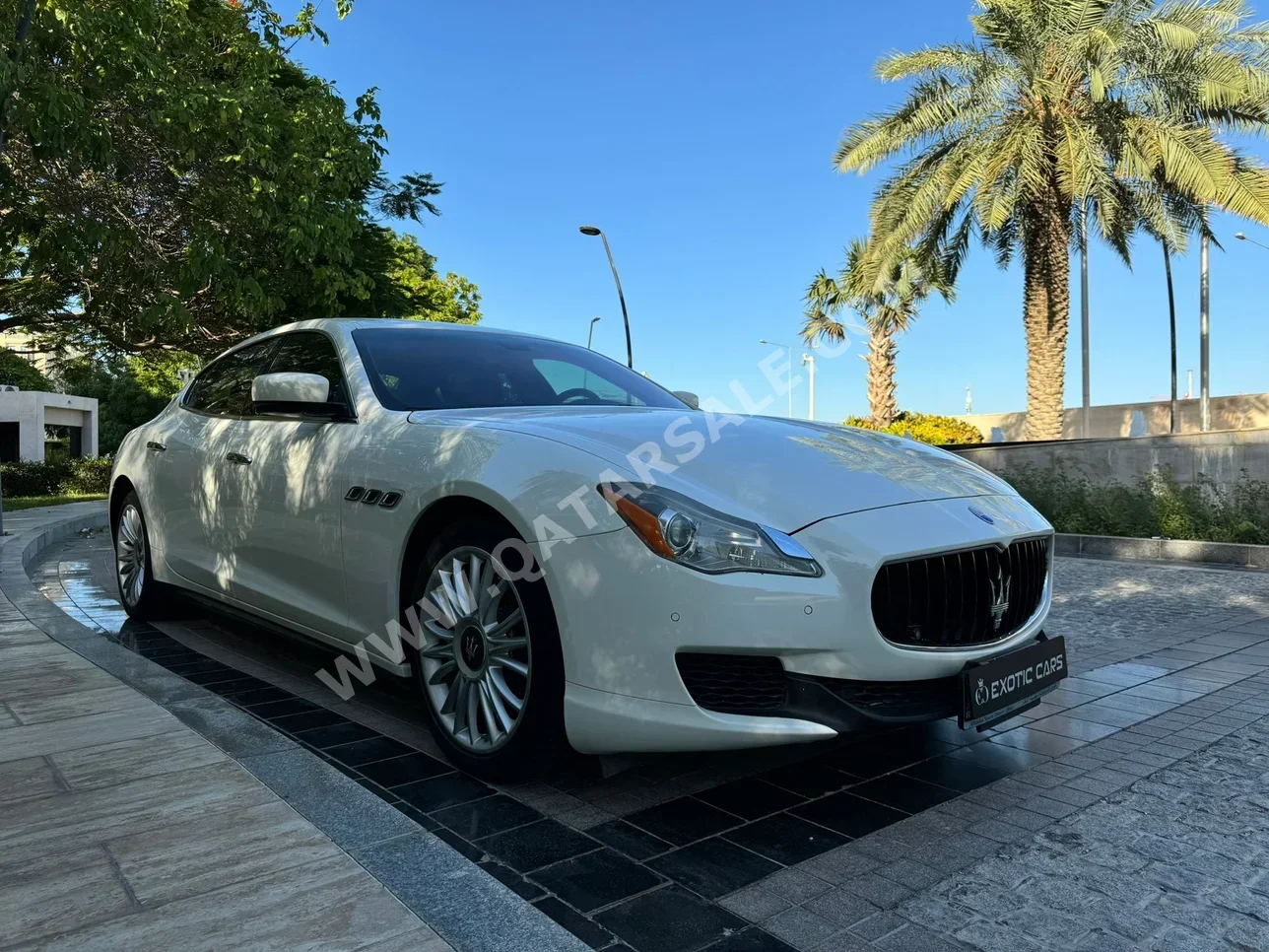 Maserati  Quattroporte  2015  Automatic  99,000 Km  6 Cylinder  Rear Wheel Drive (RWD)  Sedan  White