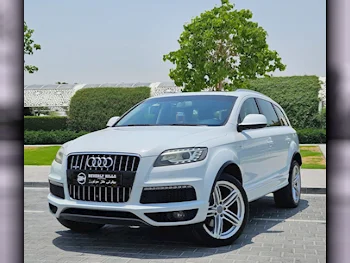 Audi  Q7  S-Line  2015  Automatic  119,400 Km  6 Cylinder  Four Wheel Drive (4WD)  SUV  White