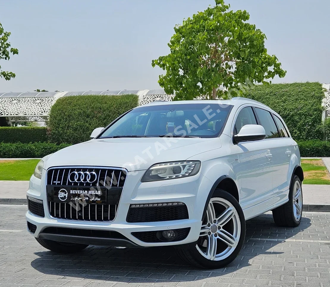Audi  Q7  S-Line  2015  Automatic  119,400 Km  6 Cylinder  Four Wheel Drive (4WD)  SUV  White