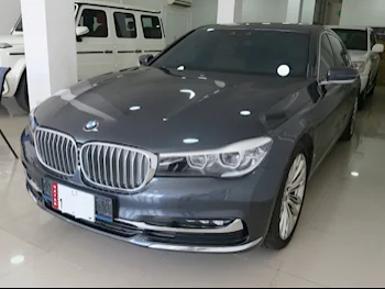 BMW  7-Series  730 Li  2018  Automatic  98,000 Km  4 Cylinder  Rear Wheel Drive (RWD)  Sedan  Gray