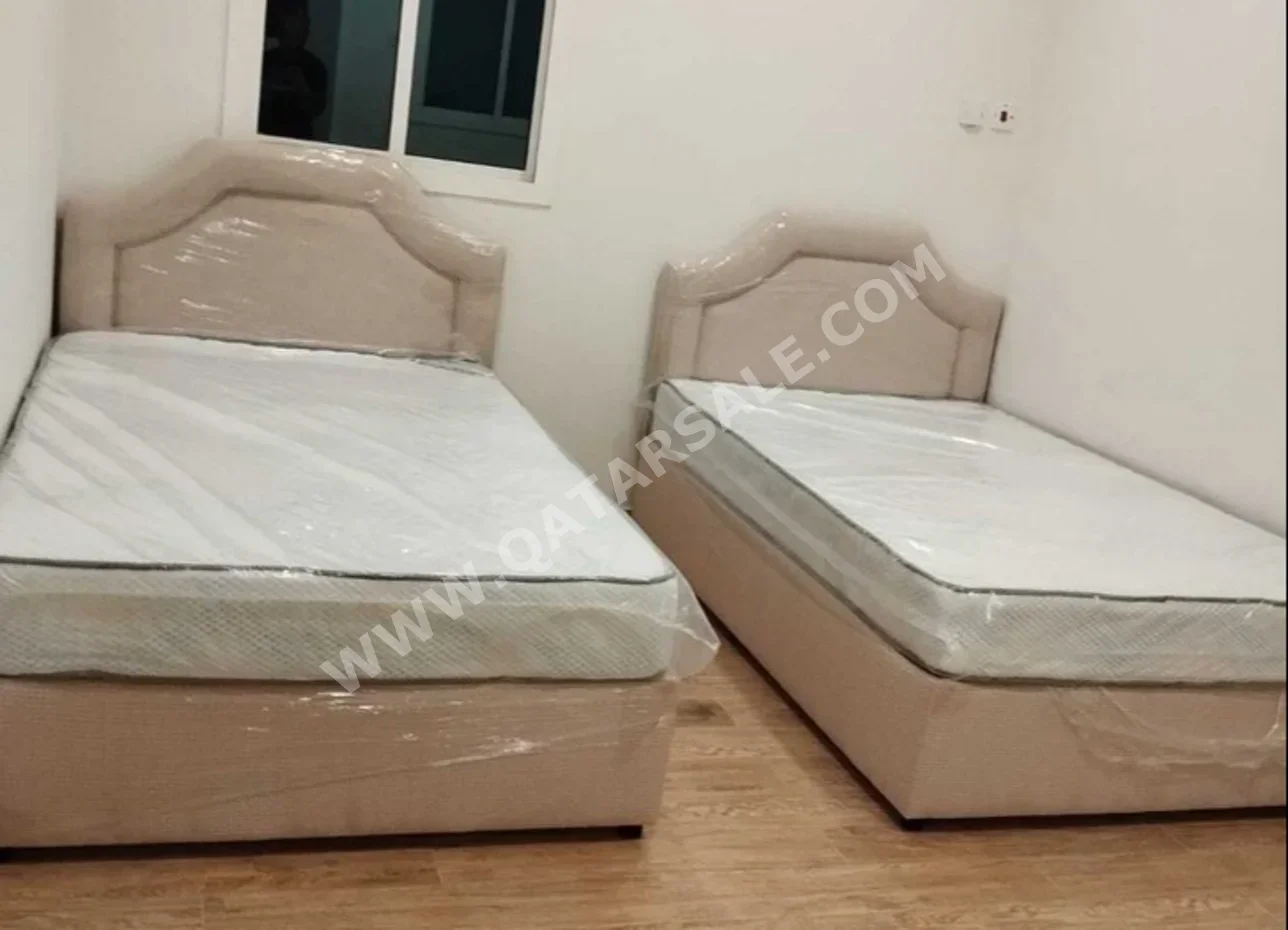 Beds - Single  - Brown  - Mattress Included