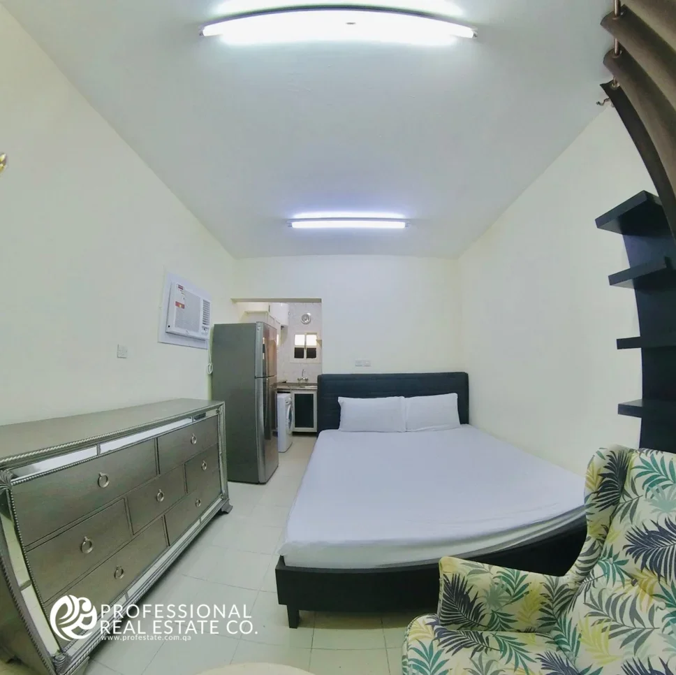 1 غرف نوم  شقة استوديو  للايجار  في الدوحة -  ام لخبا  مفروشة بالكامل