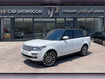  Land Rover  Range Rover  Vogue  Autobiography  2015  Automatic  150,000 Km  8 Cylinder  Four Wheel Drive (4WD)  SUV  White  With Warranty