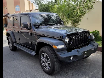 Jeep  Wrangler  Unlimited  2023  Automatic  45,000 Km  6 Cylinder  Four Wheel Drive (4WD)  SUV  Black  With Warranty