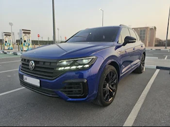 Volkswagen  Touareg  R line  2023  Automatic  12,614 Km  6 Cylinder  All Wheel Drive (AWD)  SUV  Blue  With Warranty