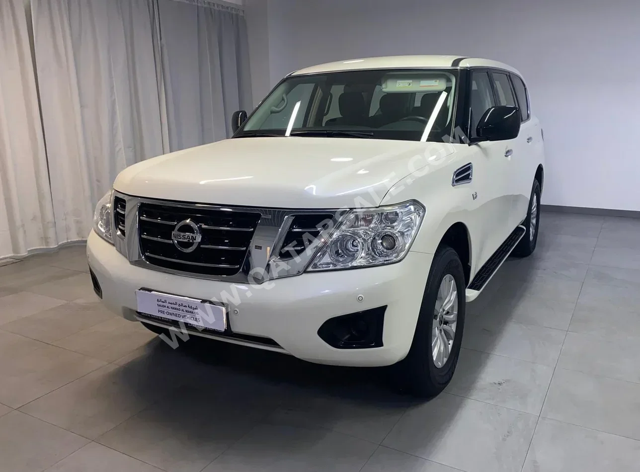 Nissan  Patrol  LE  2019  Automatic  42,310 Km  8 Cylinder  Four Wheel Drive (4WD)  SUV  White
