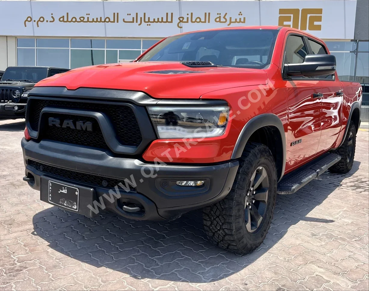 Dodge  Ram  Rebel  2023  Automatic  12,000 Km  8 Cylinder  Four Wheel Drive (4WD)  Pick Up  Red  With Warranty