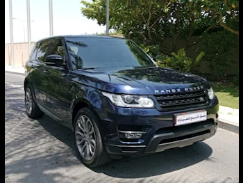 Land Rover  Range Rover  Sport  2016  Automatic  133,000 Km  8 Cylinder  Four Wheel Drive (4WD)  SUV  Dark Blue
