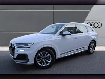 Audi  Q7  3.0  2023  Automatic  8,000 Km  6 Cylinder  All Wheel Drive (AWD)  SUV  White  With Warranty