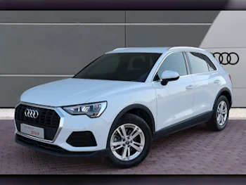 Audi  Q3  2023  Automatic  7,500 Km  4 Cylinder  Front Wheel Drive (FWD)  SUV  White  With Warranty