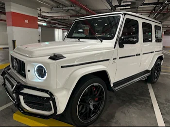 Mercedes-Benz  G-Class  63 AMG  2021  Automatic  30,000 Km  8 Cylinder  Four Wheel Drive (4WD)  SUV  White  With Warranty