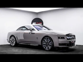 Rolls-Royce  Spectre  2024  Automatic  1,113 Km  0 Cylinder  Rear Wheel Drive (RWD)  Coupe / Sport  White and Gray