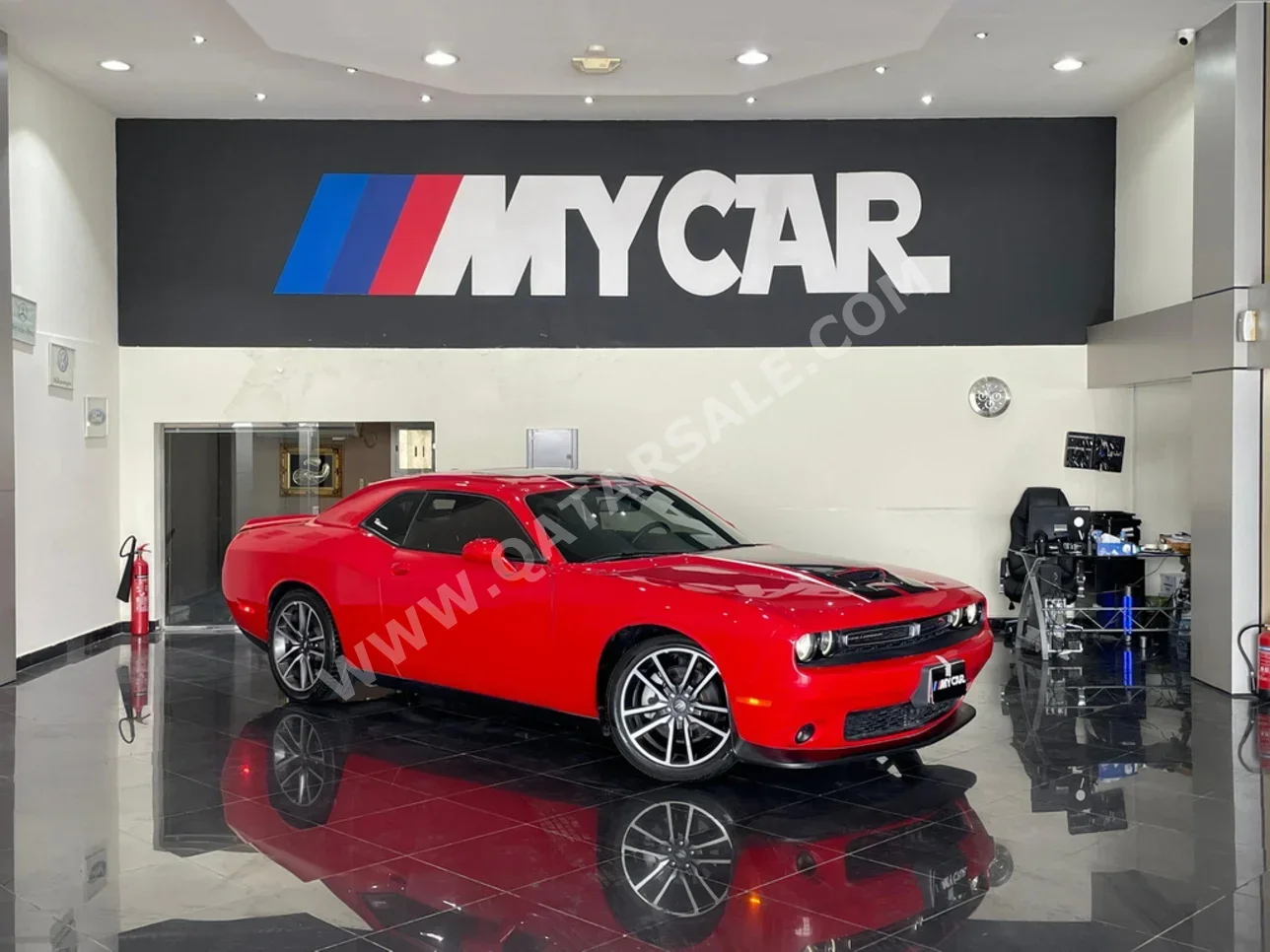 Dodge  Challenger  R/T  2021  Automatic  41٬000 Km  8 Cylinder  Rear Wheel Drive (RWD)  Coupe / Sport  Red  With Warranty