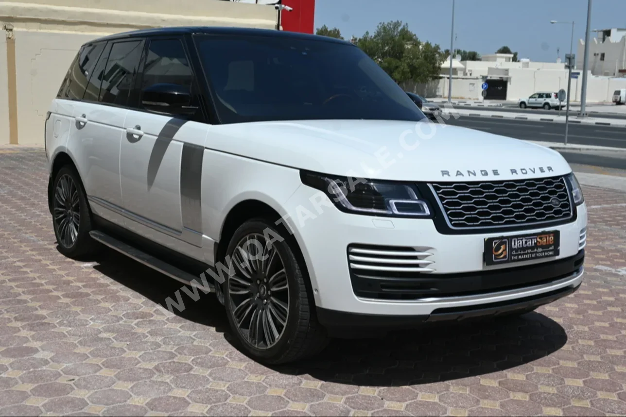 Land Rover  Range Rover  Vogue Super charged  2019  Automatic  96,000 Km  6 Cylinder  Four Wheel Drive (4WD)  SUV  White
