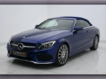 Mercedes-Benz  C-Class  300  2017  Automatic  48,000 Km  4 Cylinder  Rear Wheel Drive (RWD)  Convertible  Blue