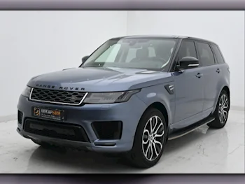  Land Rover  Range Rover  Sport HSE  2018  Automatic  59,500 Km  6 Cylinder  Four Wheel Drive (4WD)  SUV  Blue  With Warranty
