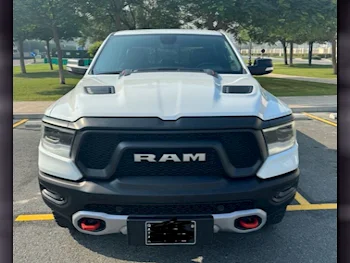 Dodge  Ram  Rebel  2019  Automatic  49,000 Km  8 Cylinder  Four Wheel Drive (4WD)  Pick Up  White  With Warranty