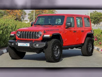 Jeep  Wrangler  Rubicon  2024  Automatic  0 Km  6 Cylinder  Four Wheel Drive (4WD)  SUV  Red  With Warranty