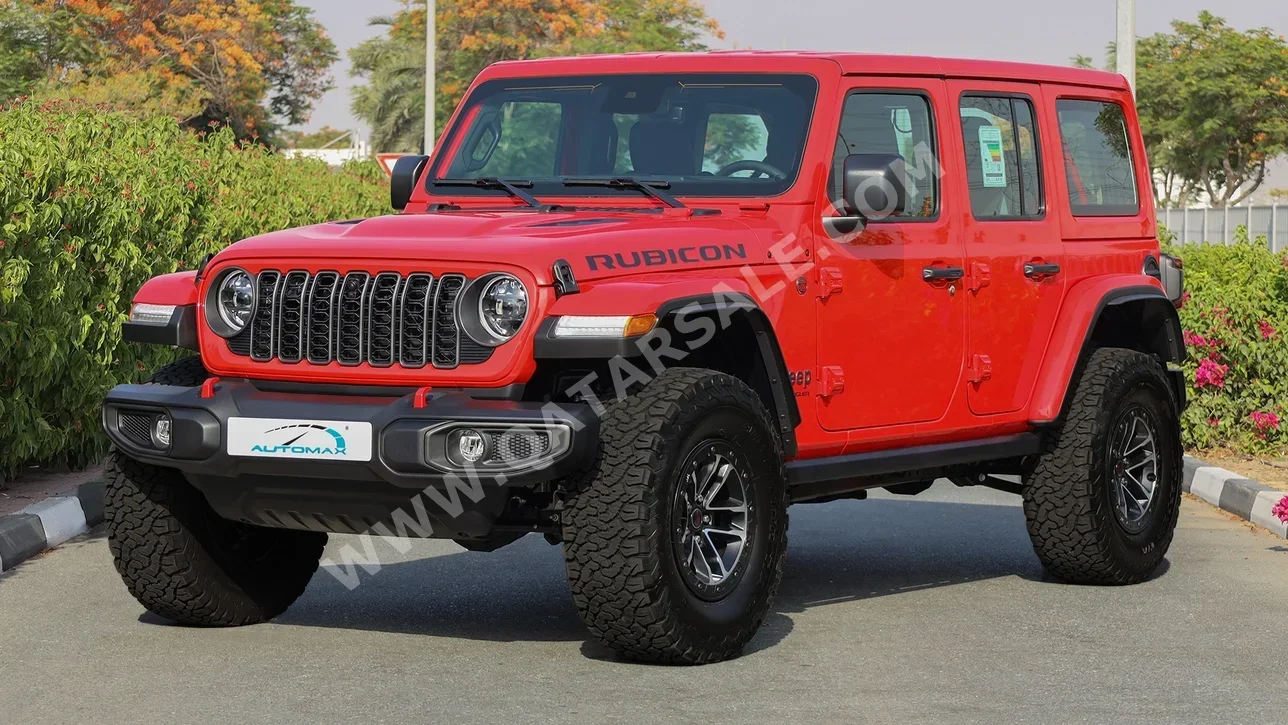 Jeep  Wrangler  Rubicon  2024  Automatic  0 Km  6 Cylinder  Four Wheel Drive (4WD)  SUV  Red  With Warranty