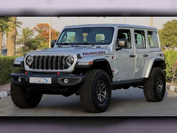 Jeep  Wrangler  Rubicon  2024  Automatic  0 Km  6 Cylinder  Four Wheel Drive (4WD)  SUV  Silver  With Warranty