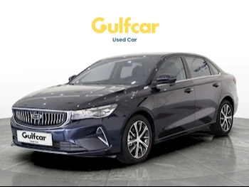 Geely  Emgrand  2023  Automatic  5,536 Km  3 Cylinder  Front Wheel Drive (FWD)  Sedan  Blue  With Warranty