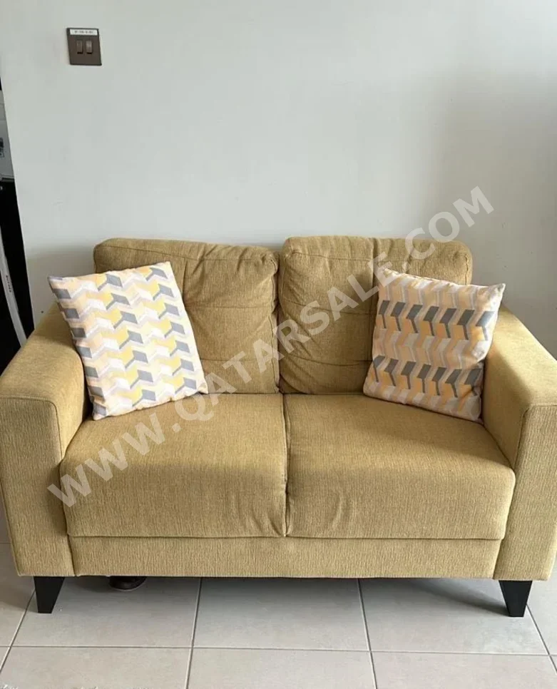 Sofas, Couches & Chairs Home Center  Sofa Set  - Fabric  - Yellow