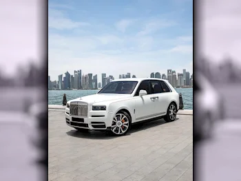 Rolls-Royce  Cullinan  2022  Automatic  9,700 Km  12 Cylinder  Four Wheel Drive (4WD)  SUV  White  With Warranty
