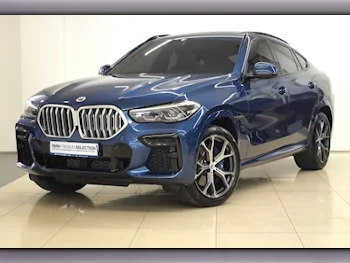 BMW  X-Series  X6 M40i  2023  Automatic  34٬000 Km  6 Cylinder  Four Wheel Drive (4WD)  SUV  Blue  With Warranty