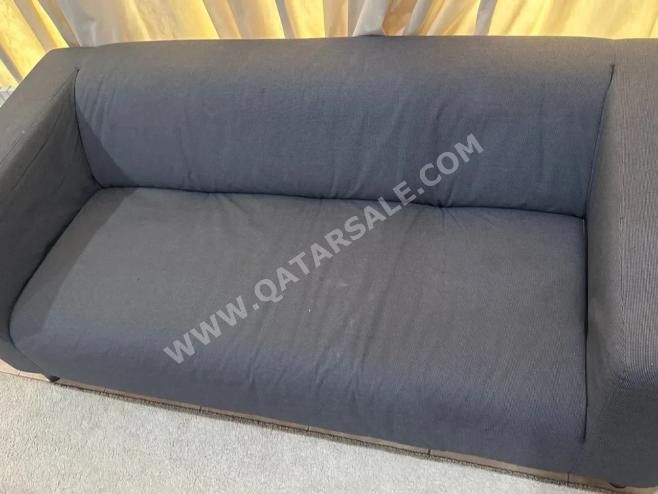 Sofas, Couches & Chairs IKEA  3-Seat Sofa  - Cotton / Cotton Blend  - Gray  - With Table