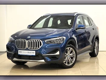 BMW  X-Series  X1  2022  Automatic  31٬500 Km  4 Cylinder  Front Wheel Drive (FWD)  SUV  Blue  With Warranty