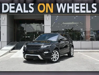 Land Rover  Evoque  Dynamic  2012  Automatic  117,000 Km  4 Cylinder  Four Wheel Drive (4WD)  SUV  Black