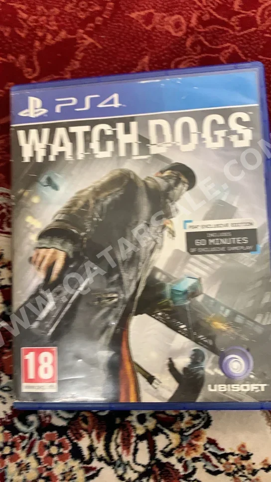 Watch Dogs 1  - PlayStation 4  Video Games CDs
