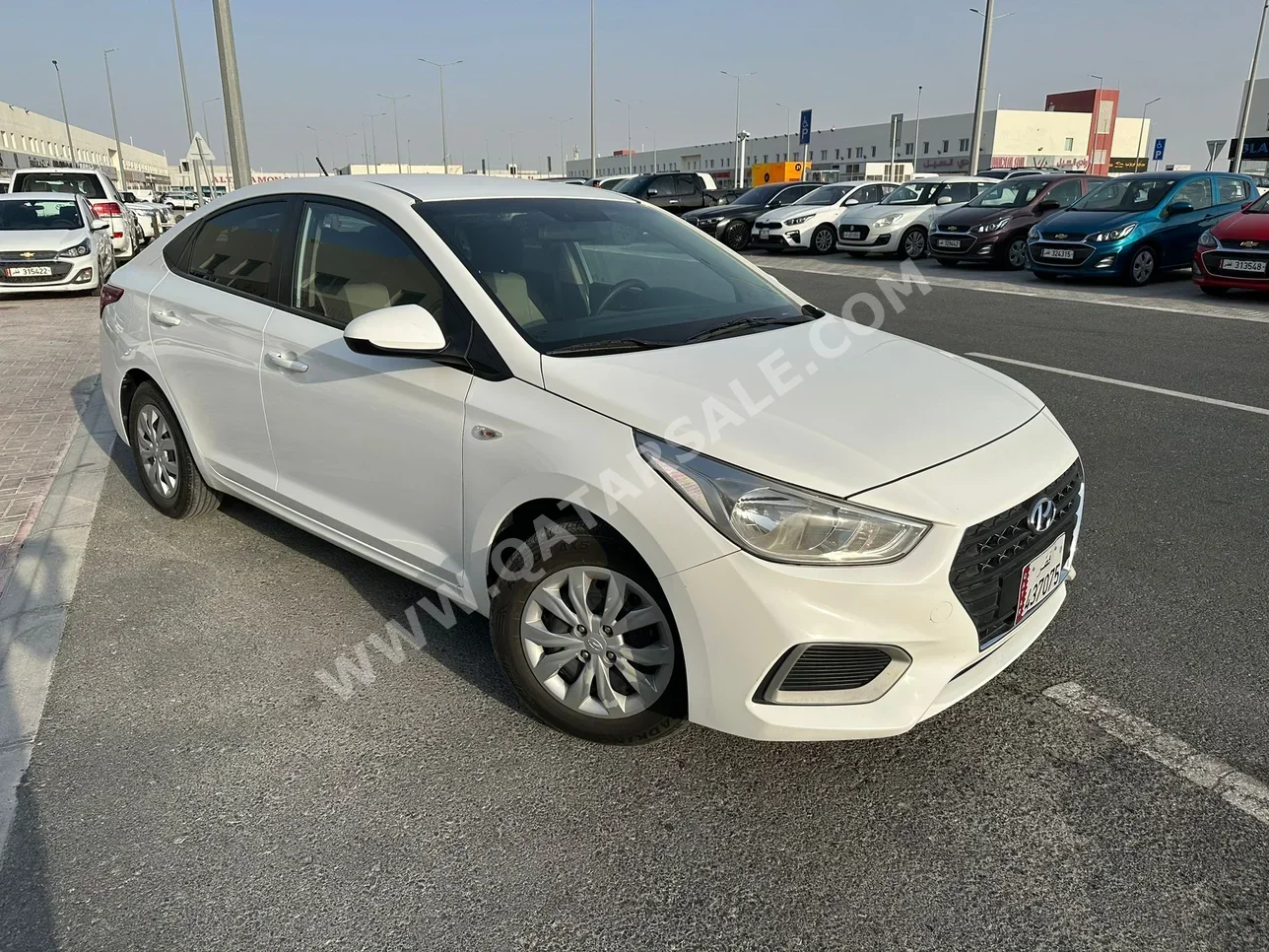 Hyundai  Accent  1.6  2019  Automatic  110,000 Km  4 Cylinder  Front Wheel Drive (FWD)  Sedan  White