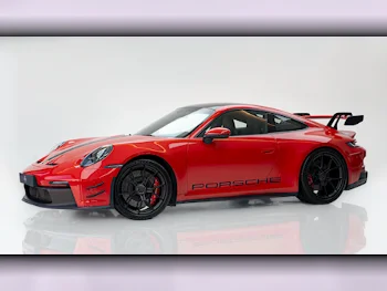 Porsche  911  GT3  2022  Automatic  9٬000 Km  6 Cylinder  Rear Wheel Drive (RWD)  Coupe / Sport  Red  With Warranty