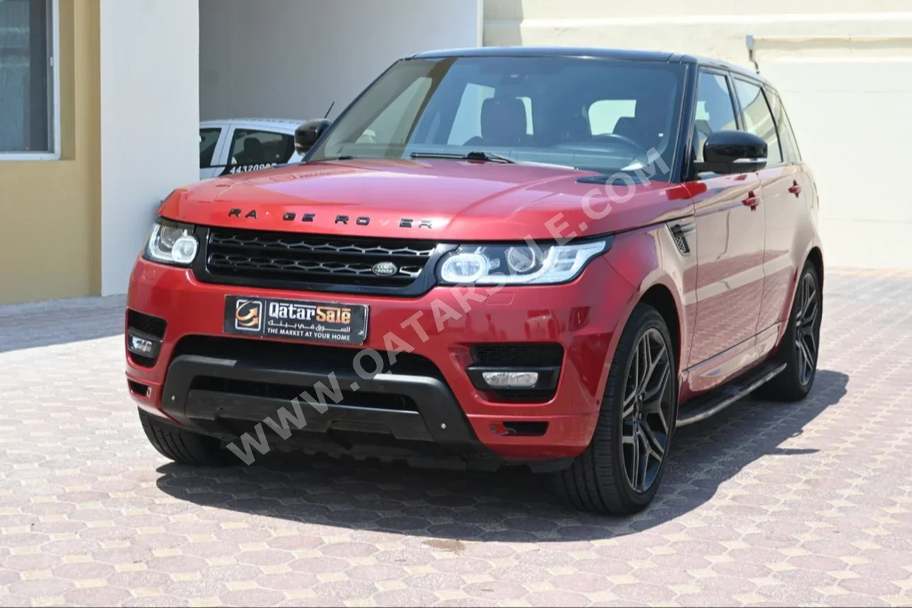  Land Rover  Range Rover  Sport Super charged  2014  Automatic  171,000 Km  8 Cylinder  Four Wheel Drive (4WD)  SUV  Red  With Warranty