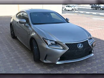  Lexus  RC  350 F Sport  2018  Automatic  48,000 Km  6 Cylinder  Rear Wheel Drive (RWD)  Coupe / Sport  Silver  With Warranty