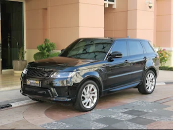 Land Rover  Range Rover  Sport Super charged  2018  Automatic  65,000 Km  8 Cylinder  Four Wheel Drive (4WD)  SUV  Black  With Warranty