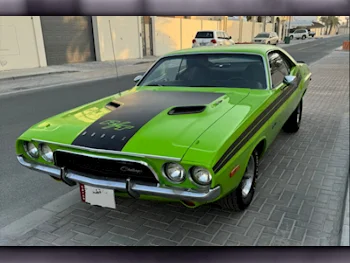 Dodge  Challenger  RT Scate Pack Swinger  1972  Automatic  100,000 Km  8 Cylinder  Rear Wheel Drive (RWD)  Classic  Green