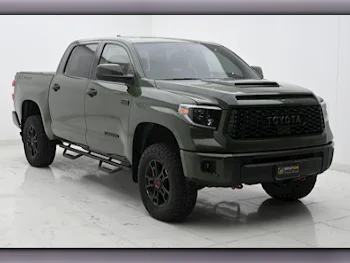 Toyota  Tundra  2020  Automatic  26٬000 Km  8 Cylinder  Four Wheel Drive (4WD)  Pick Up  Olive Green