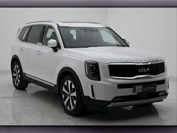 Kia  Telluride  2022  Automatic  47,000 Km  6 Cylinder  Front Wheel Drive (FWD)  SUV  White  With Warranty