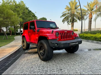 Jeep  Wrangler  Sahara  2015  Automatic  101,000 Km  6 Cylinder  Four Wheel Drive (4WD)  SUV  Red