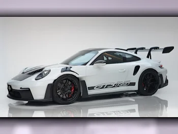 Porsche  911  GT3 RS-Weissach Package  2024  Automatic  2٬700 Km  6 Cylinder  Rear Wheel Drive (RWD)  Coupe / Sport  White  With Warranty