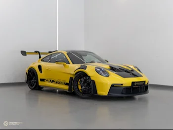 Porsche  911  GT3 RS-Weissach Package  2023  Automatic  2,950 Km  6 Cylinder  Rear Wheel Drive (RWD)  Coupe / Sport  Yellow  With Warranty